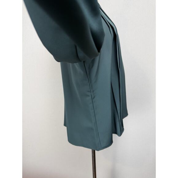 Notations Women's Blouse Sz 16 Button Up Long Sleeves Pinch Pleated Fronted NWT - Picture 5 of 16